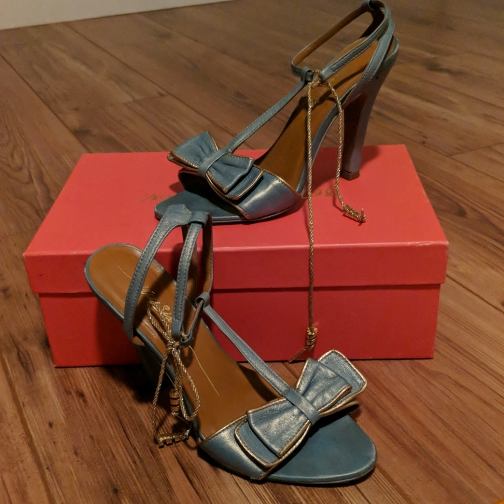 MISS SIXTY t-strap leather heels
